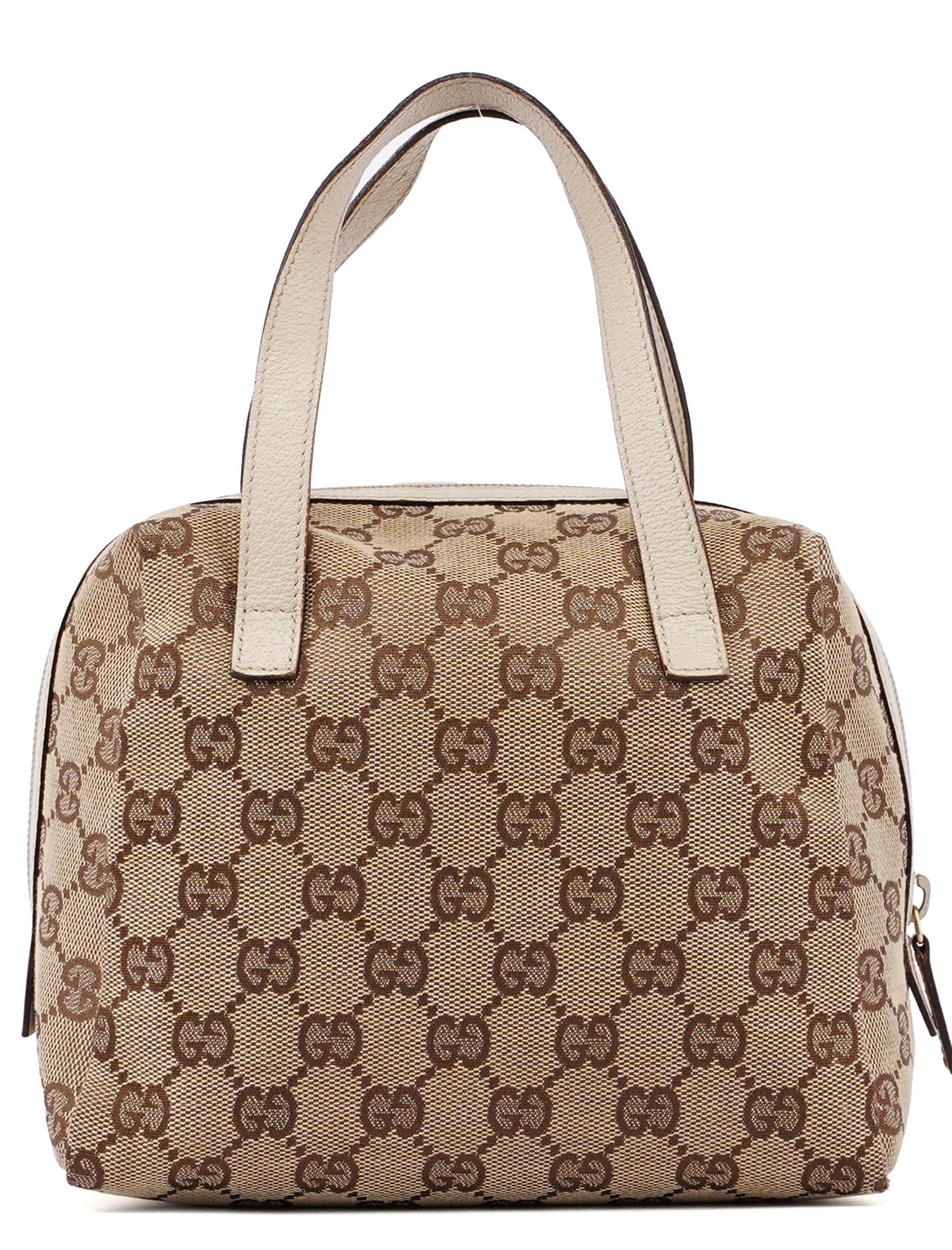 Beige GG Mini Bowling Bag