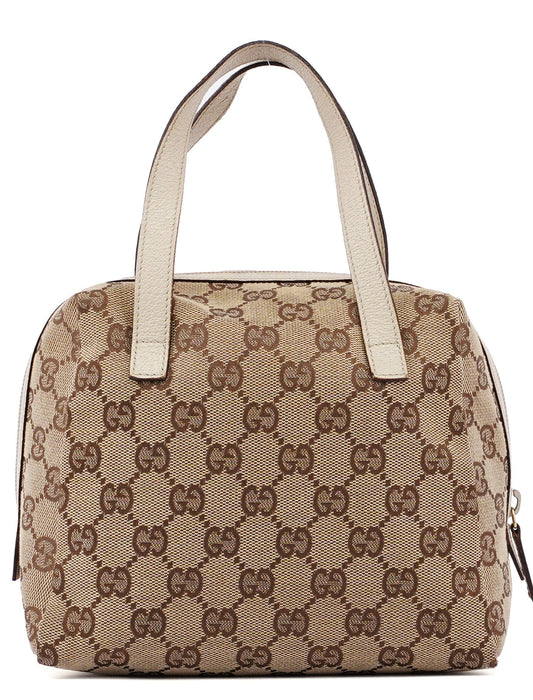 Beige GG Mini Bowling Bag