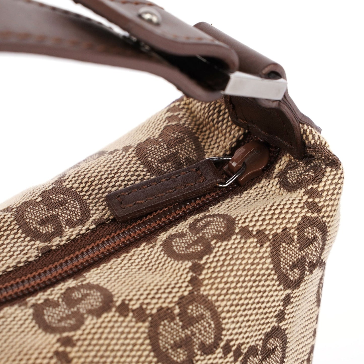 Beige GG Monogram Handbag
