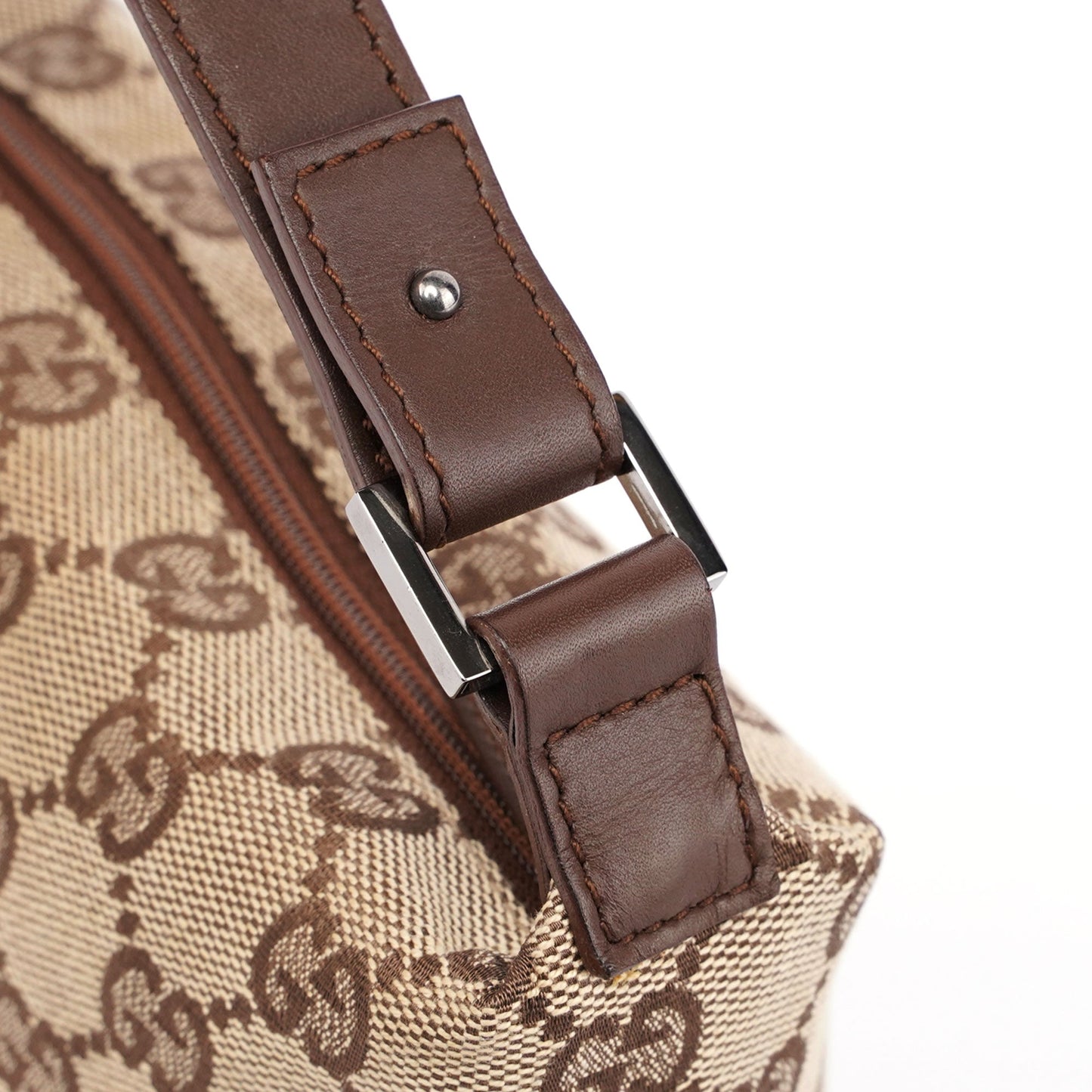 Beige GG Monogram Handbag