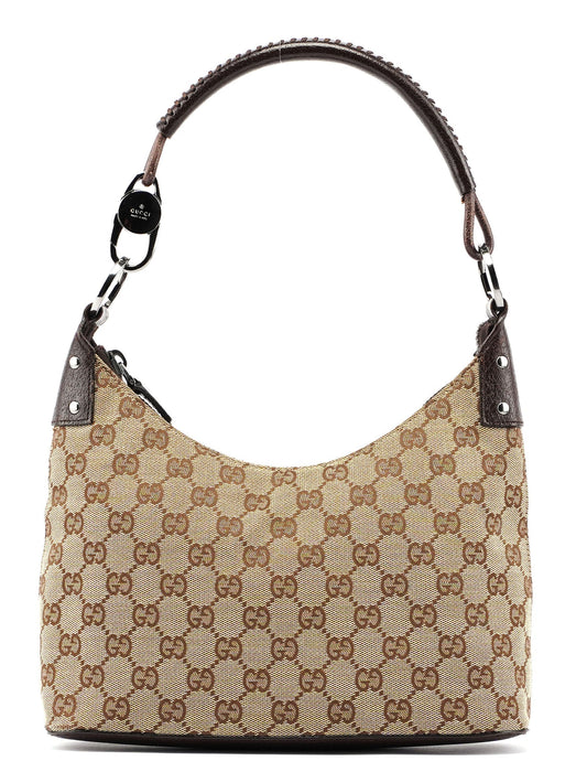 Beige GG Shoulder Bag