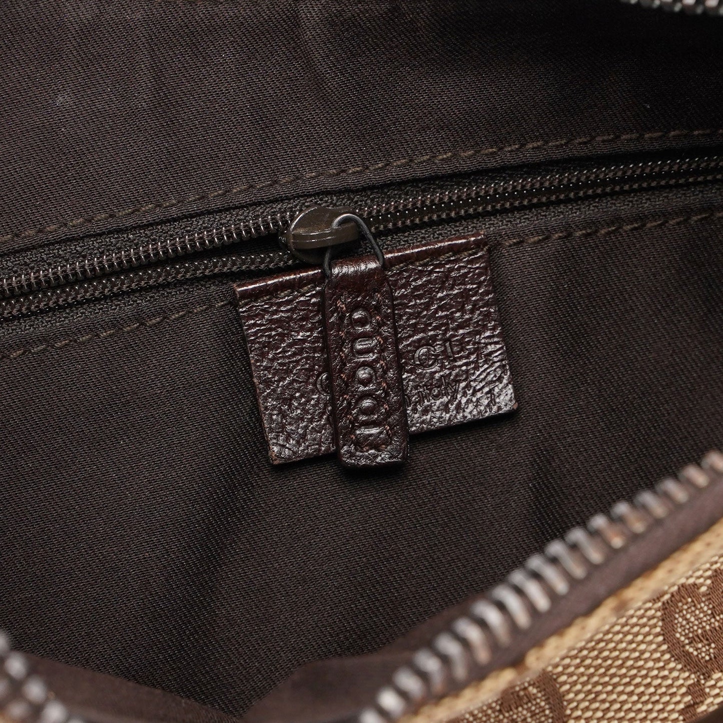 Beige GG Shoulder Bag