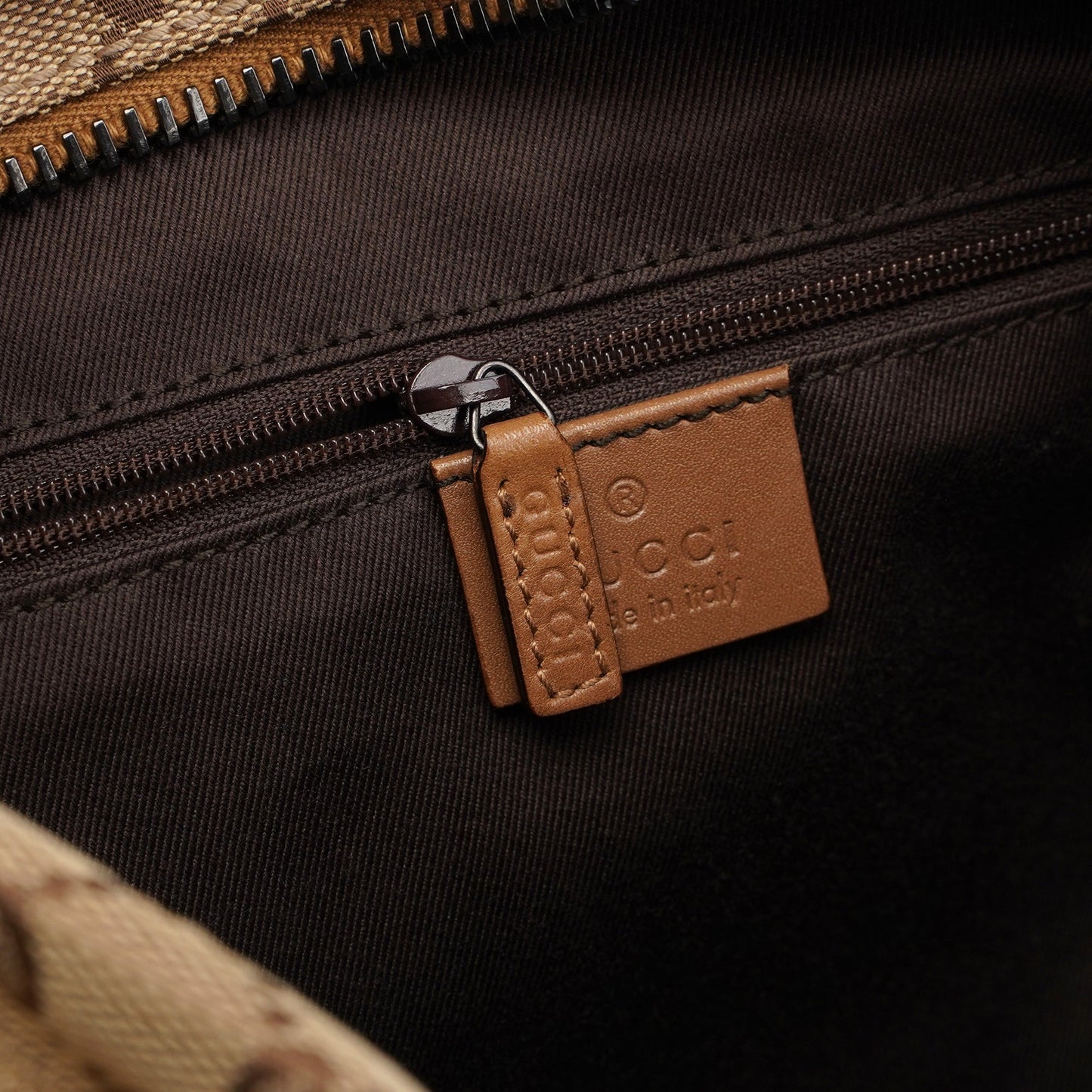 Beige GG Shoulder Bag