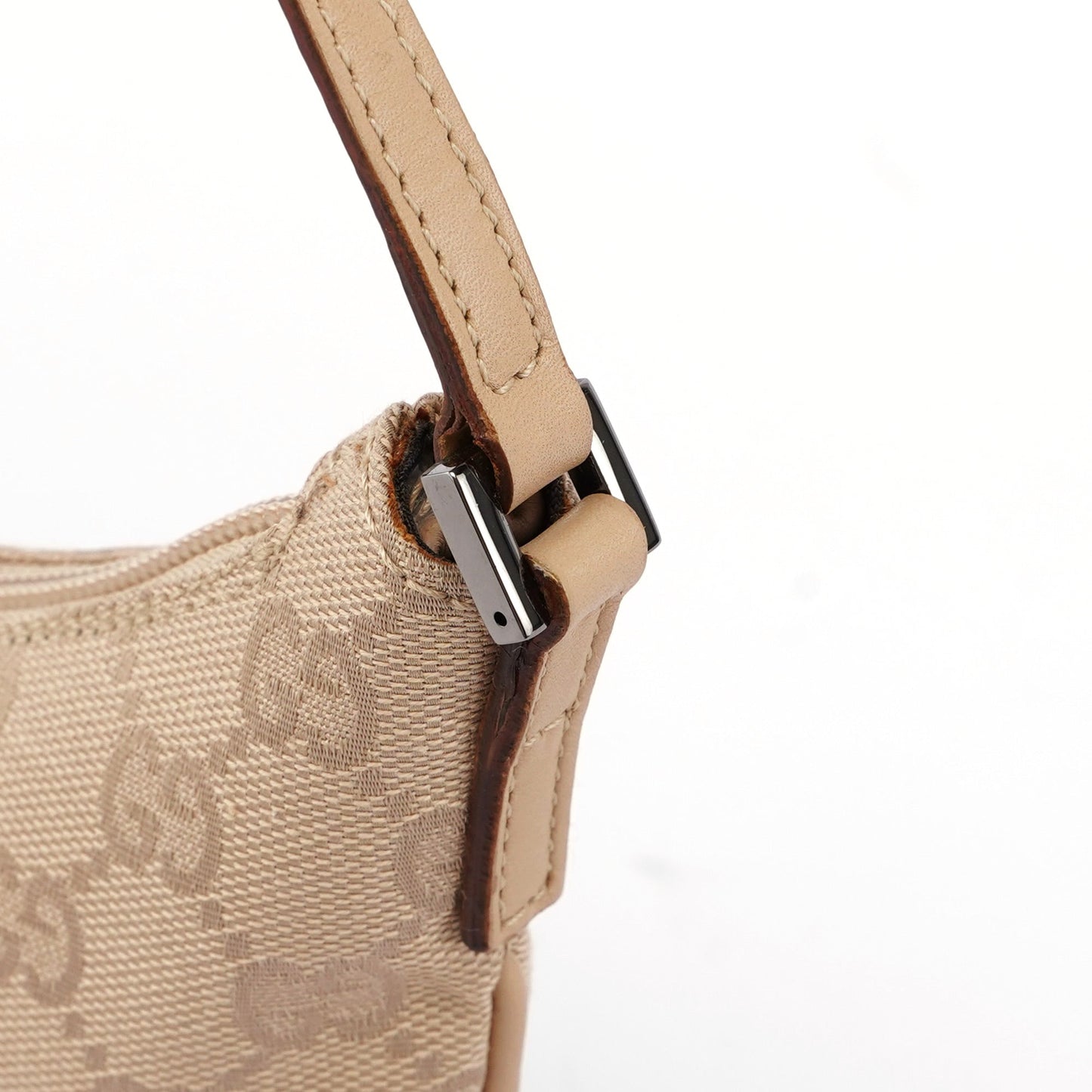 Beige GG Shoulder Bag