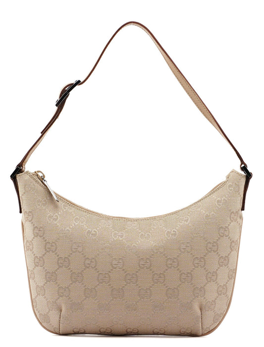 Beige GG Shoulder Bag