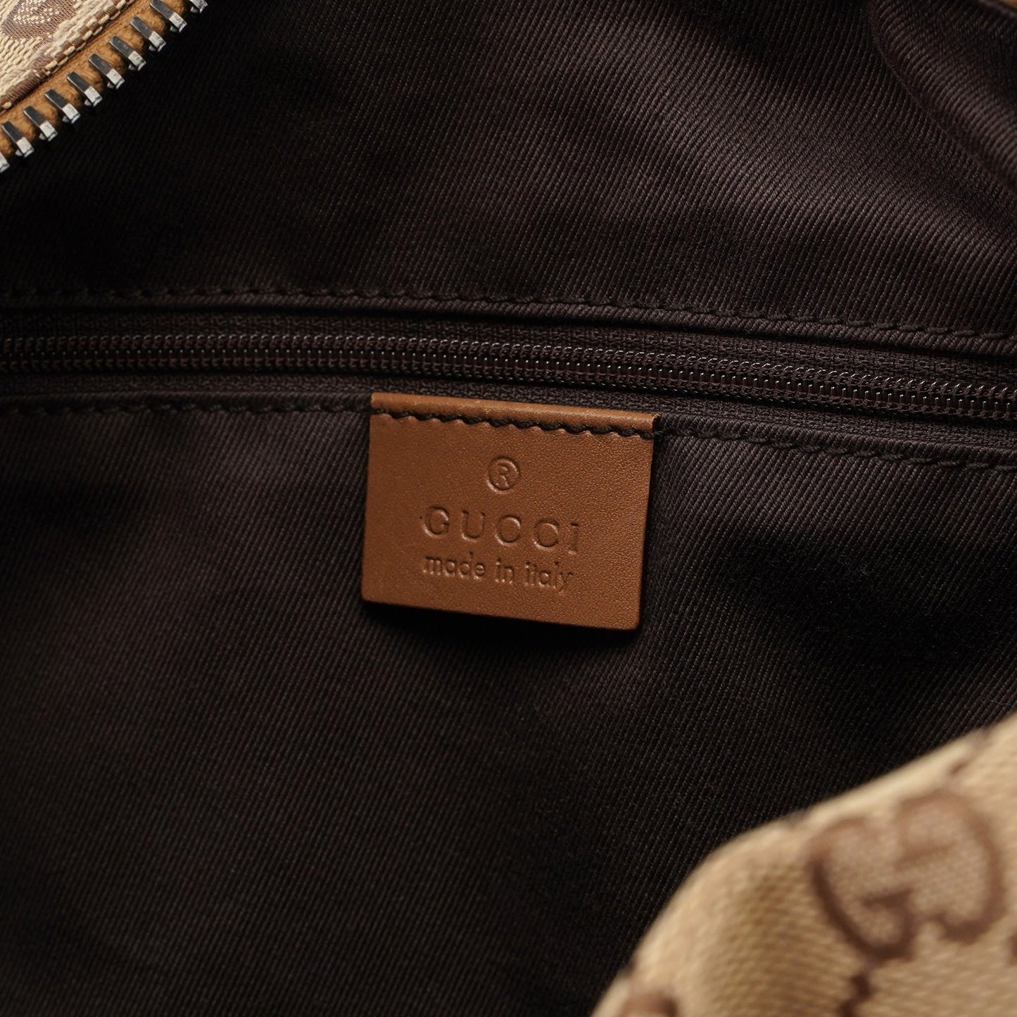 Beige GG Shoulder Bag