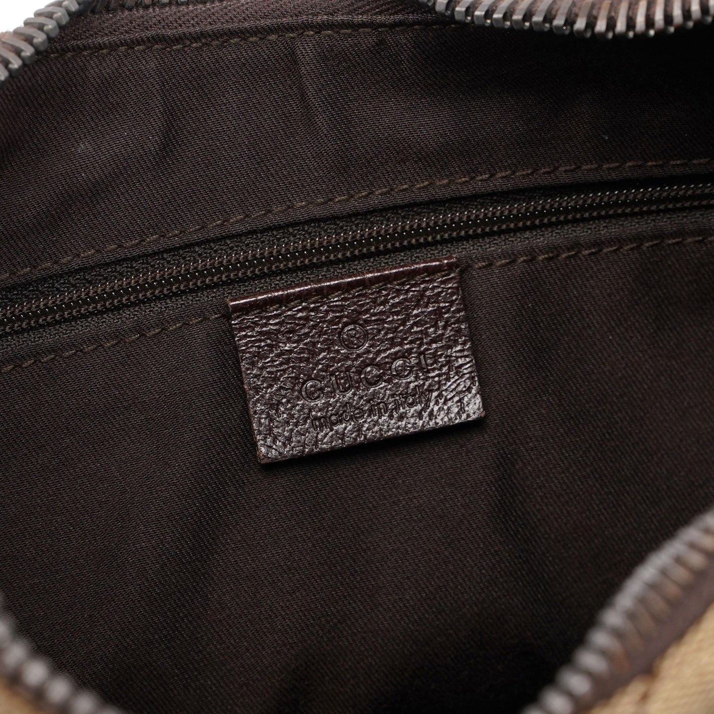 Beige GG Shoulder Bag