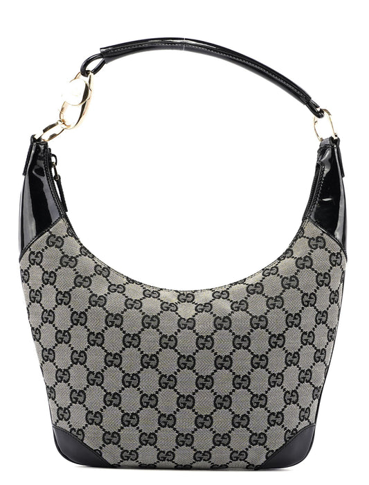 Beige GG Shoulder Bag Spazz Trim