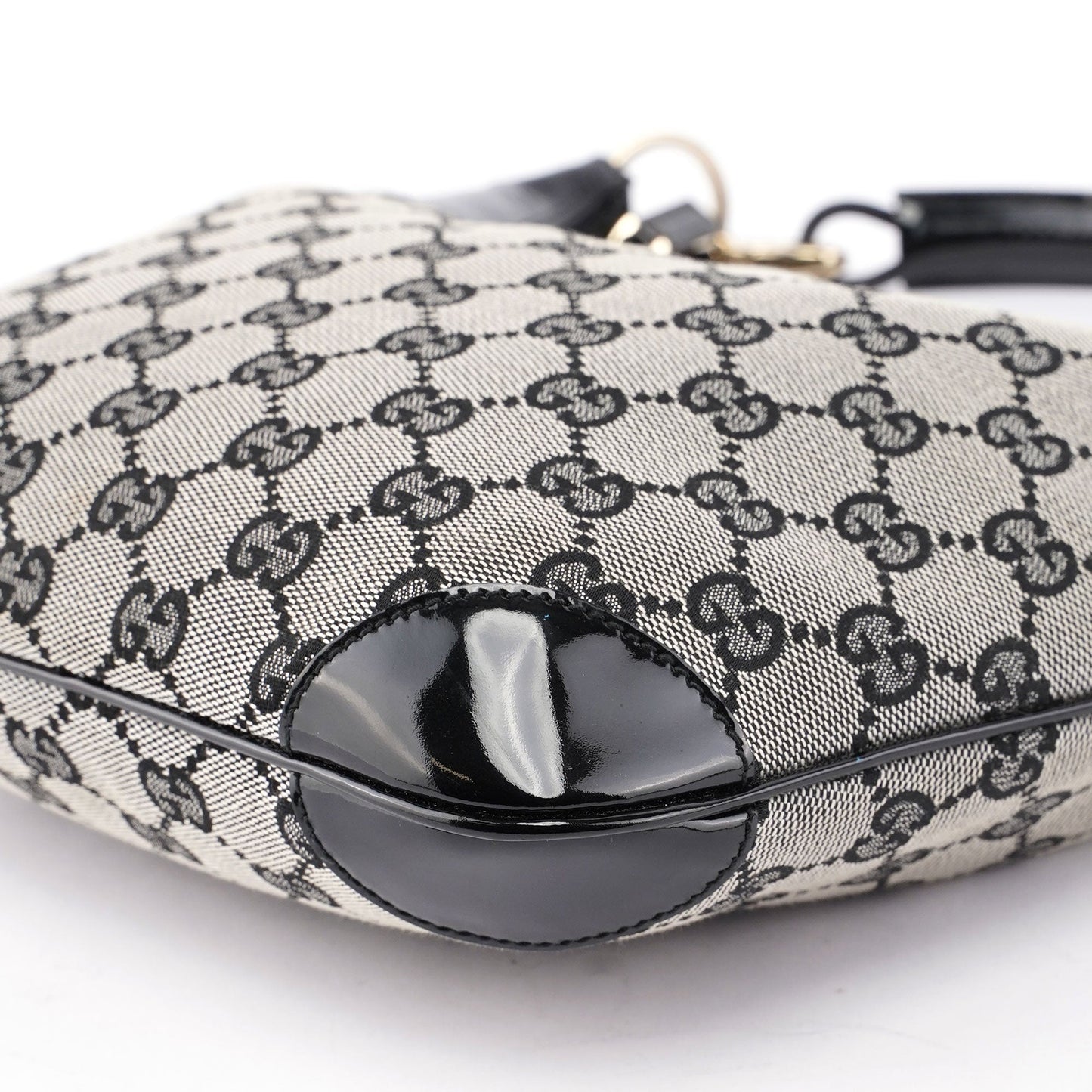 Beige GG Shoulder Bag Spazz Trim