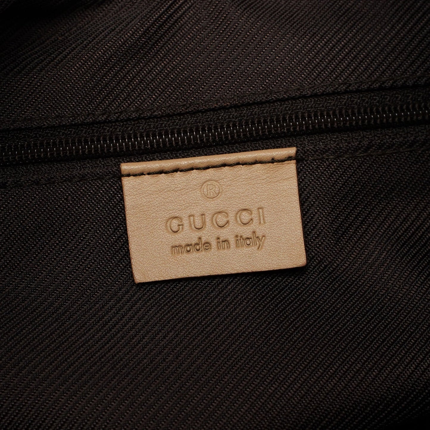 Beige GG V Hobo Shoulder Bag