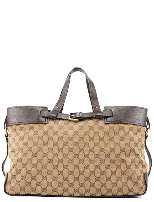 Beige Large GG Tote