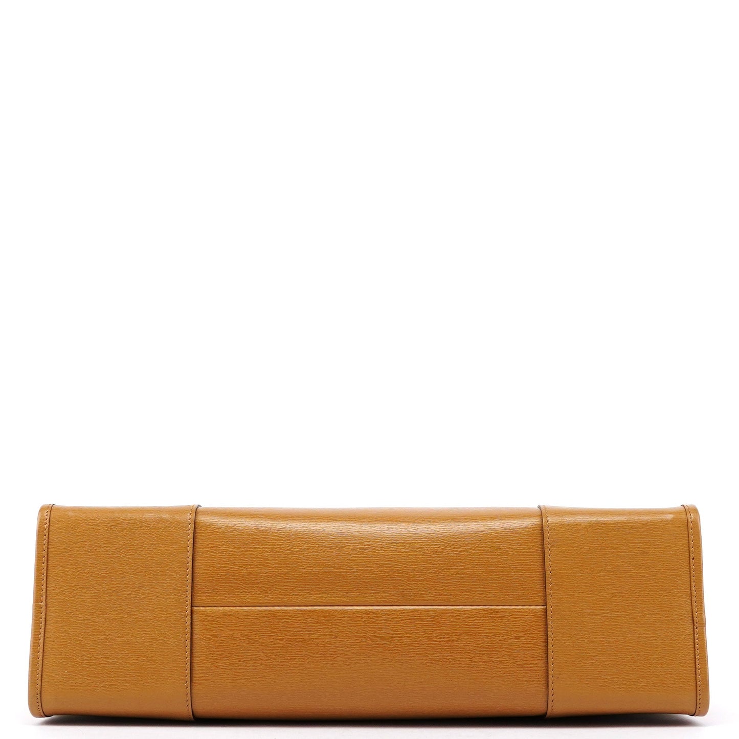 Beige Leather 2-Way Tote