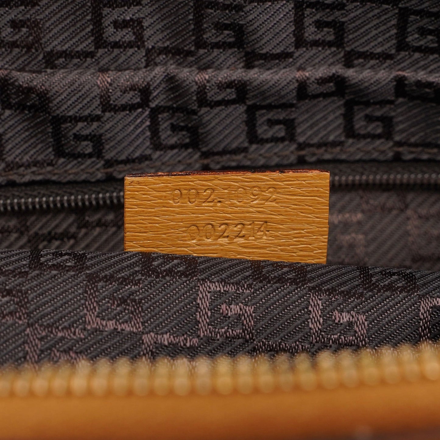 Beige Leather 2-Way Tote