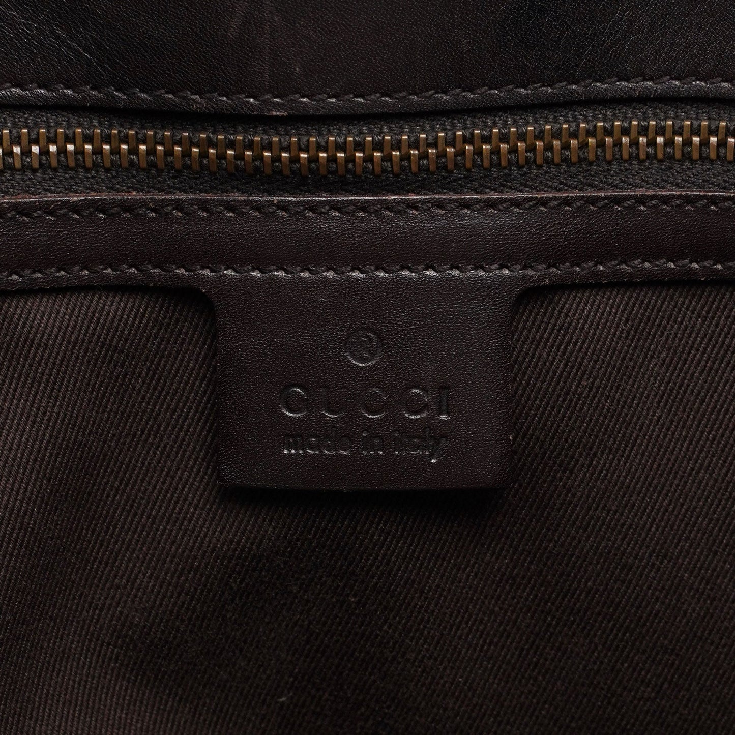 Beige Leather GG Large Tote