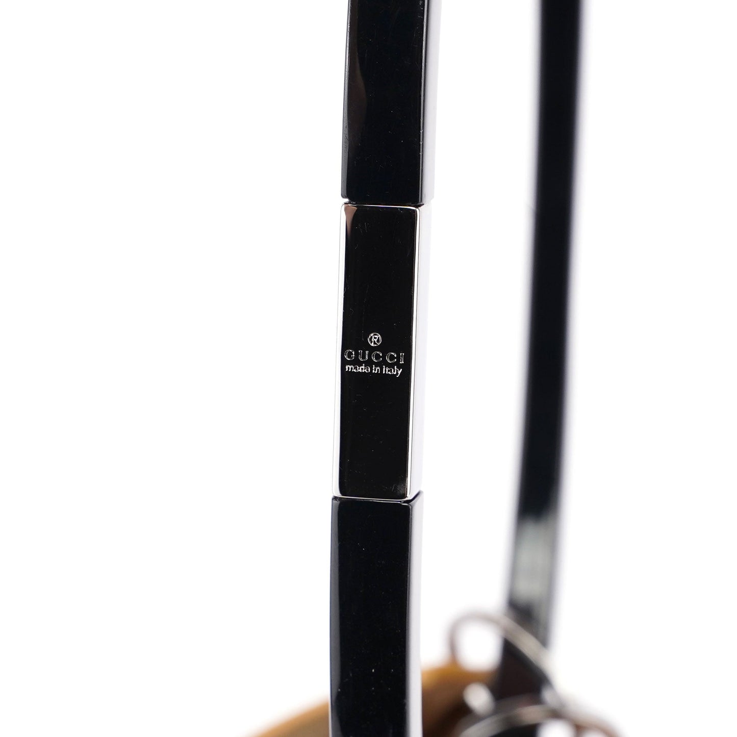 Beige Leather Ring Bag