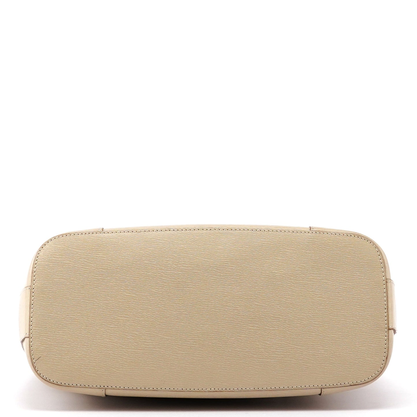 Beige Leather Shoulder Bag