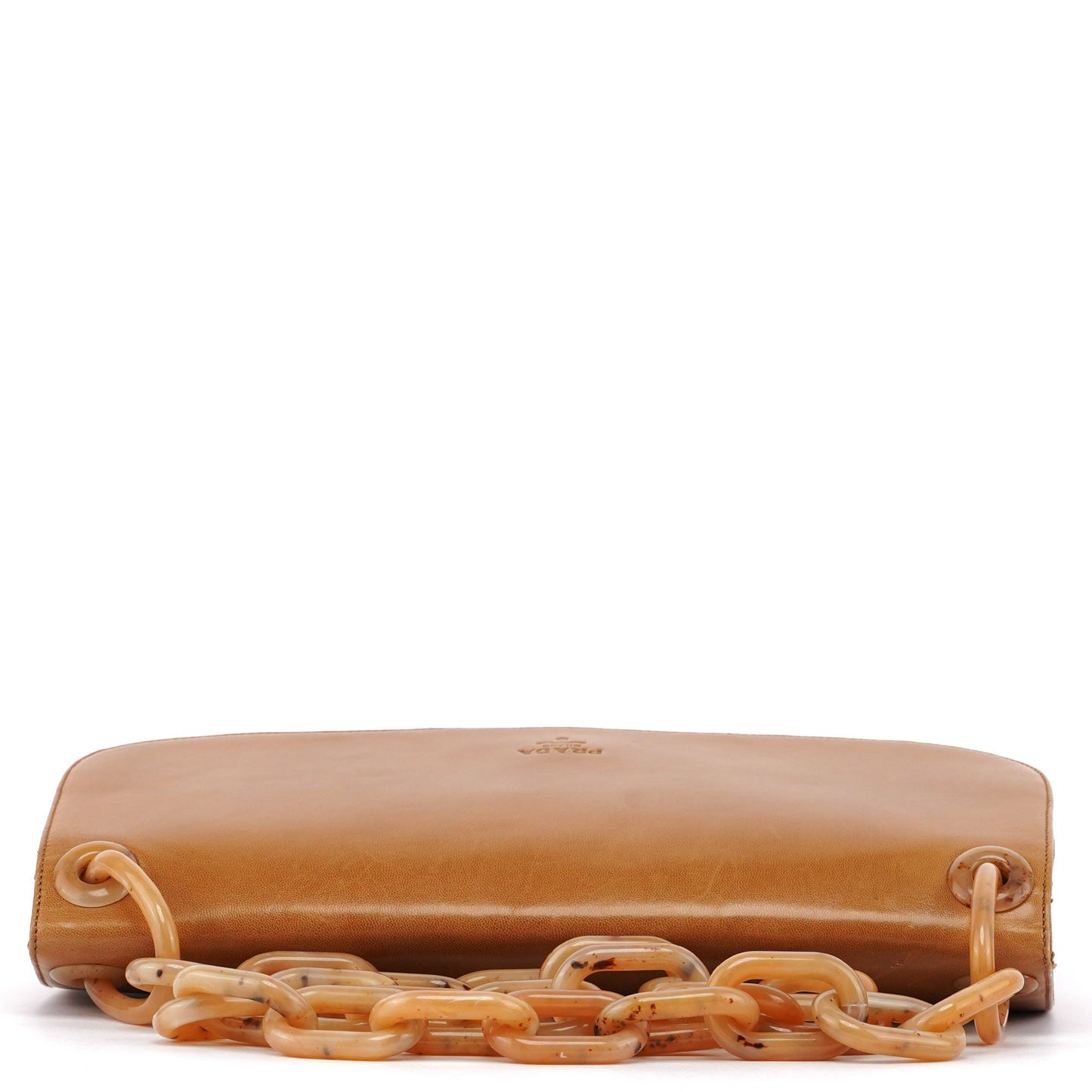 Beige Madras Swing Chain Bag