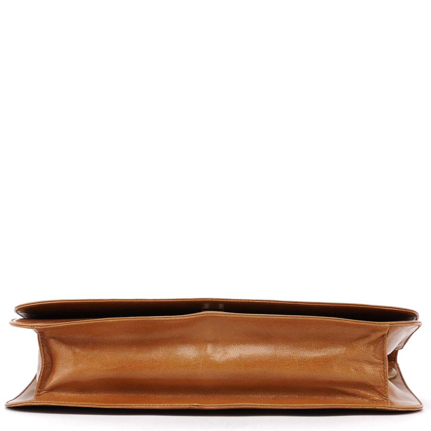 Beige Madras Swing Chain Bag