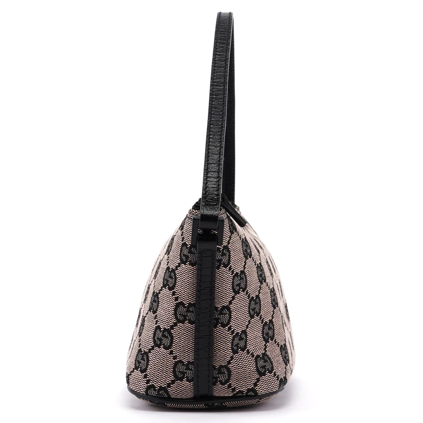 Beige Matte Black GG Boat Pochette