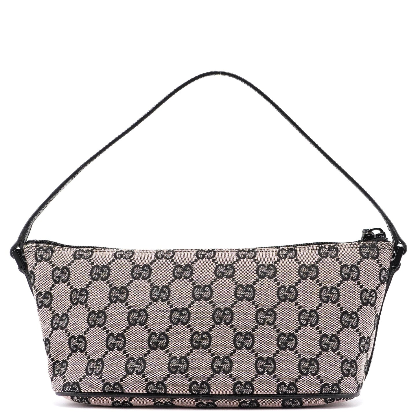 Beige Matte Black GG Boat Pochette