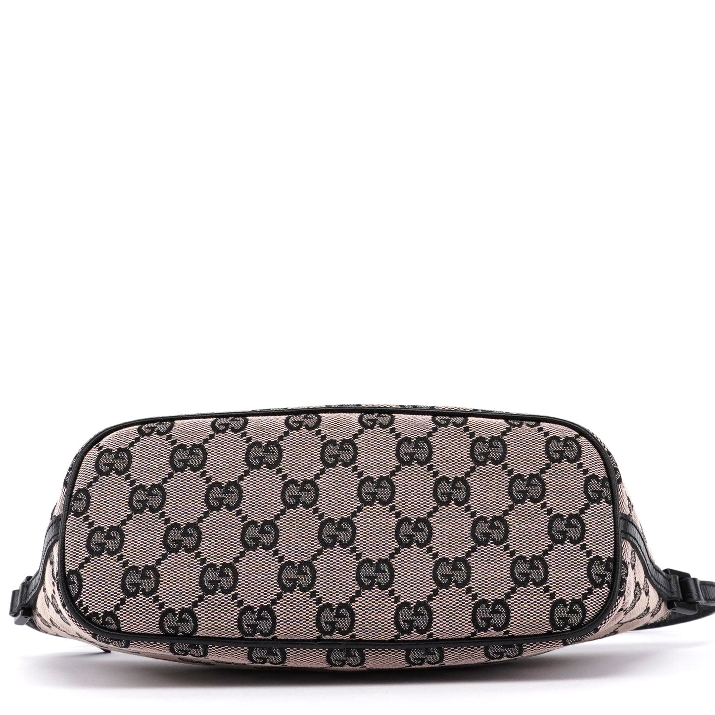 Beige Matte Black GG Boat Pochette