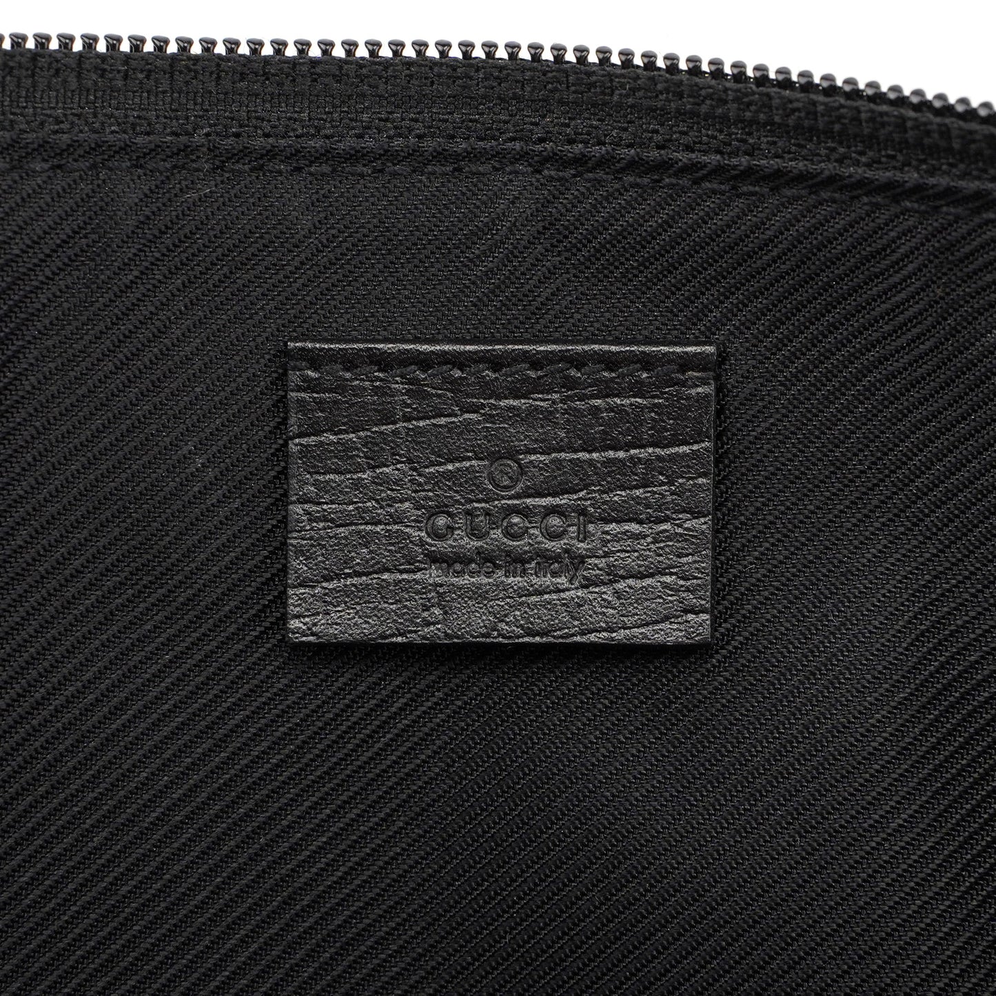 Beige Matte Black GG Boat Pochette