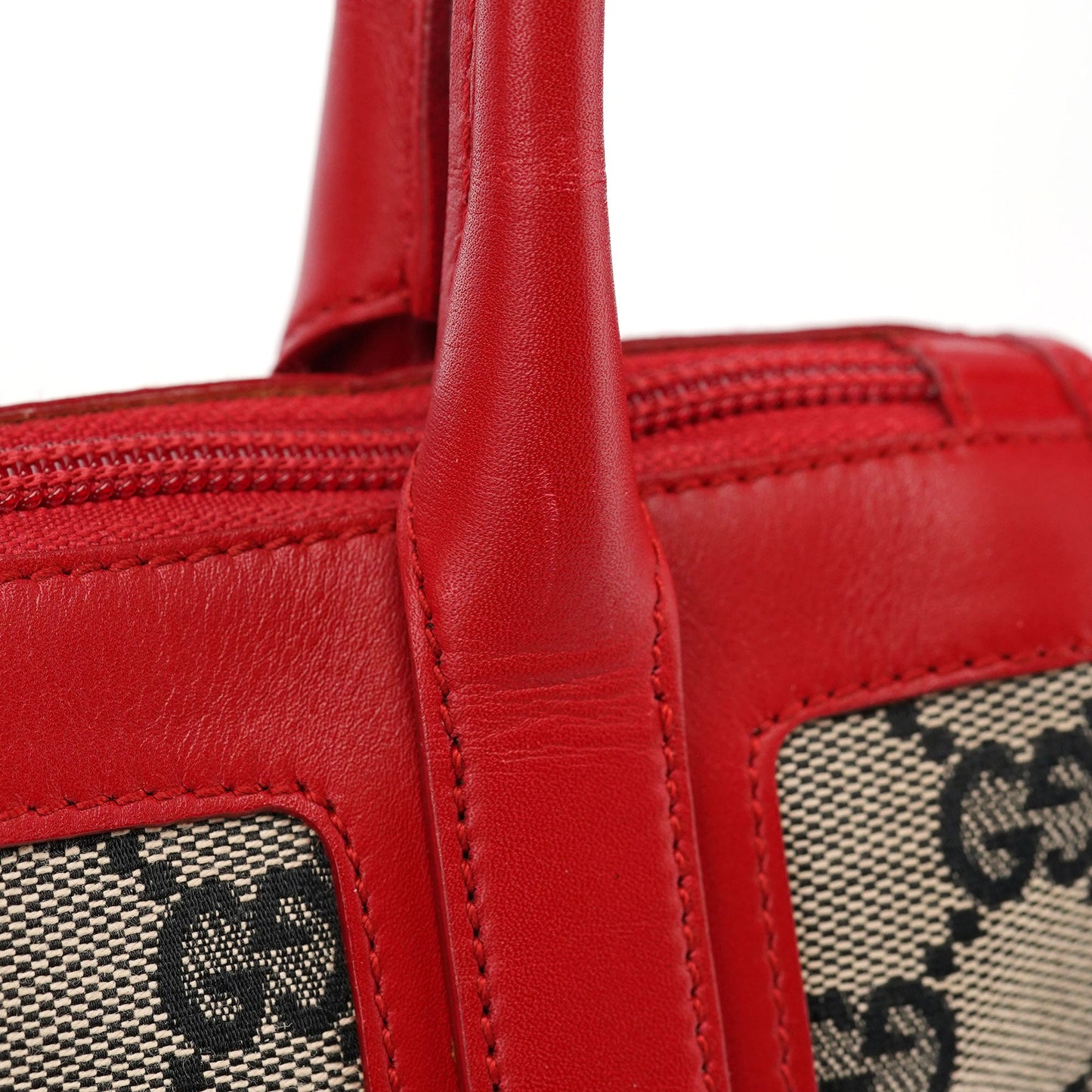 Beige Red GG Tote Bag