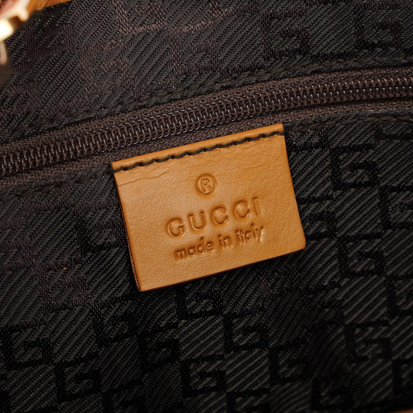 Beige Suede Jackie Chain Bag