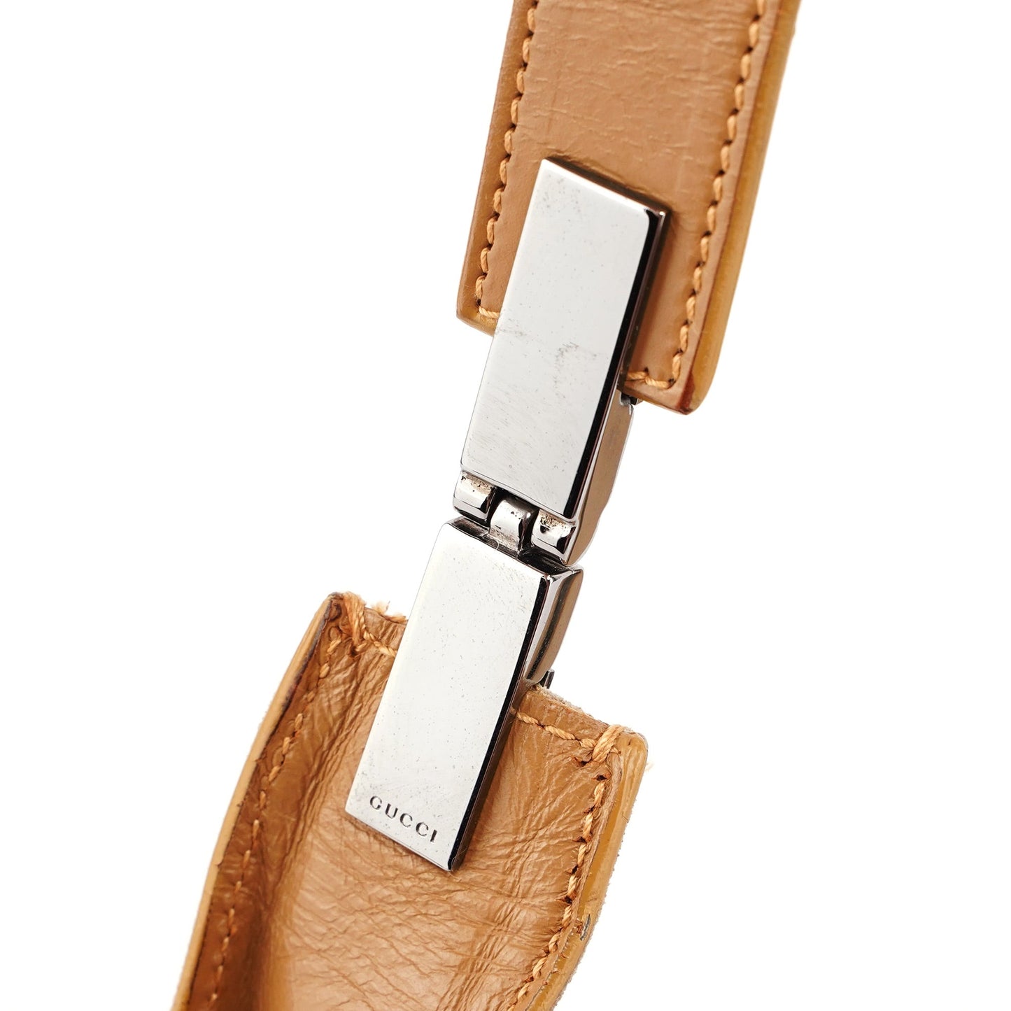 Beige Suede Shoulder Bag