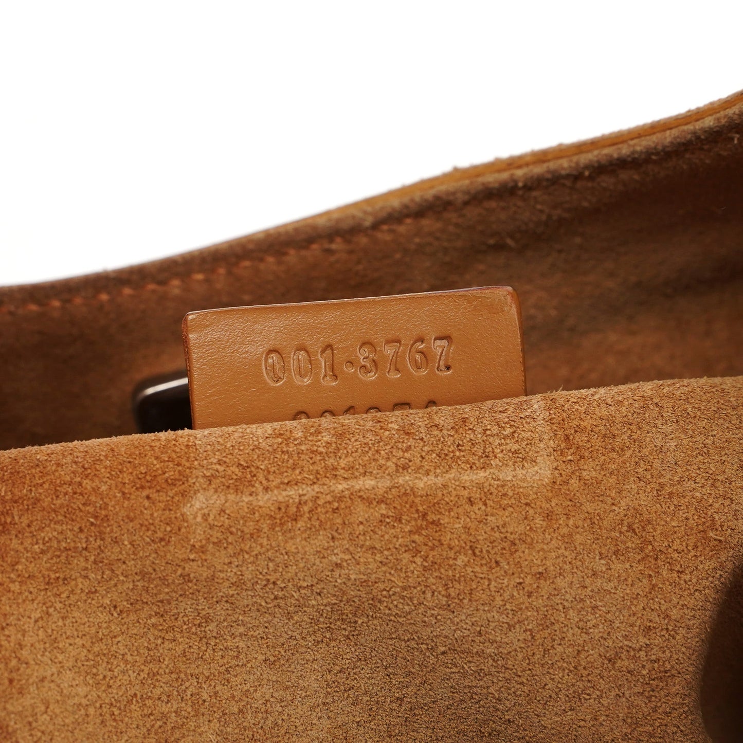 Beige Suede Shoulder Bag