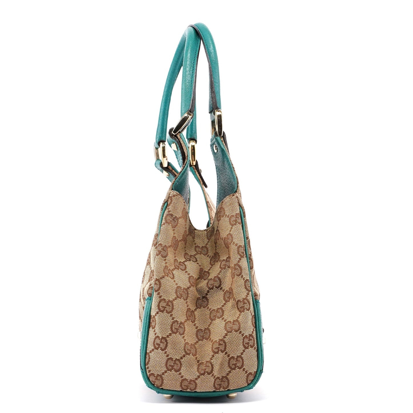 Beige Turquoise GG Jackie Shoulder Bag
