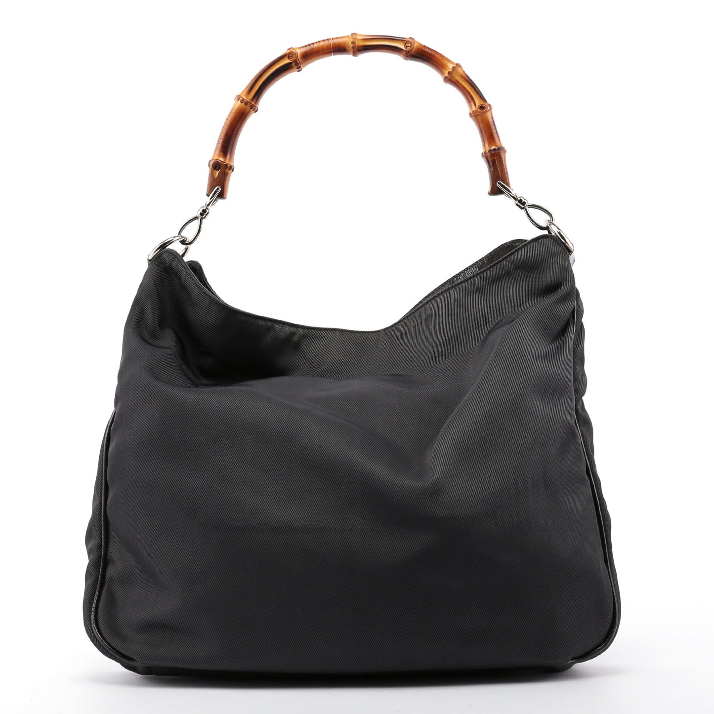 Black Bamboo Shoulder Bag 2Way