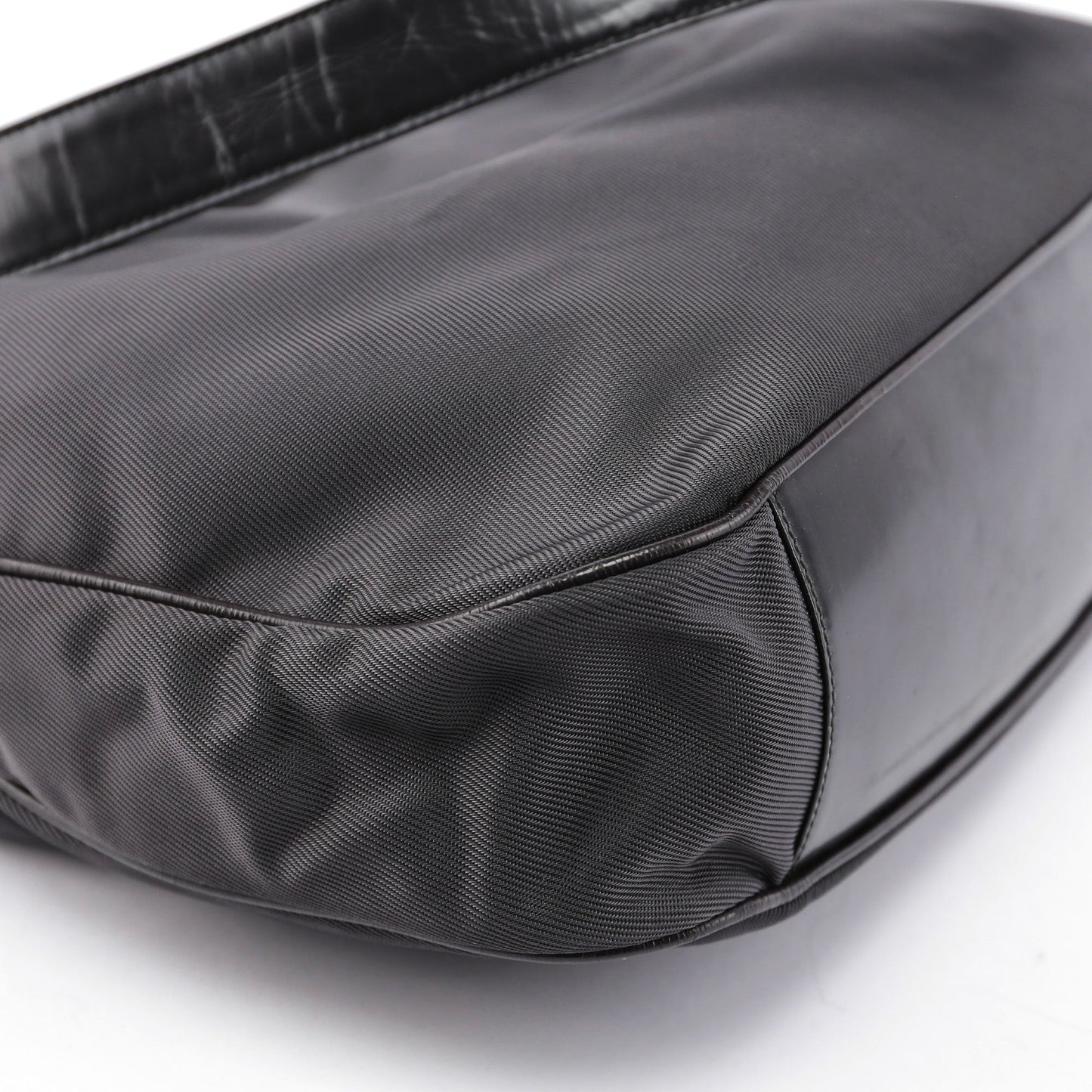 Black Bamboo Shoulder Bag 2Way