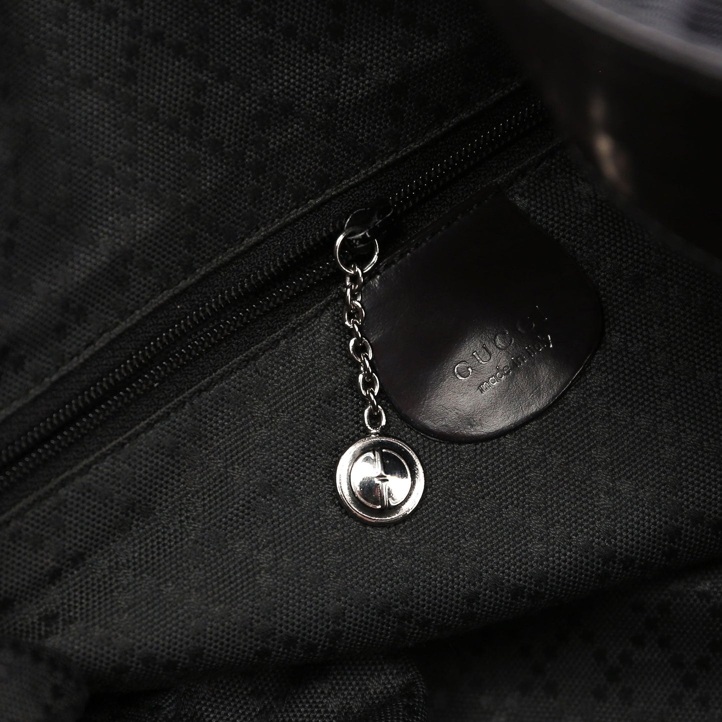 Black Bamboo Shoulder Bag 2Way