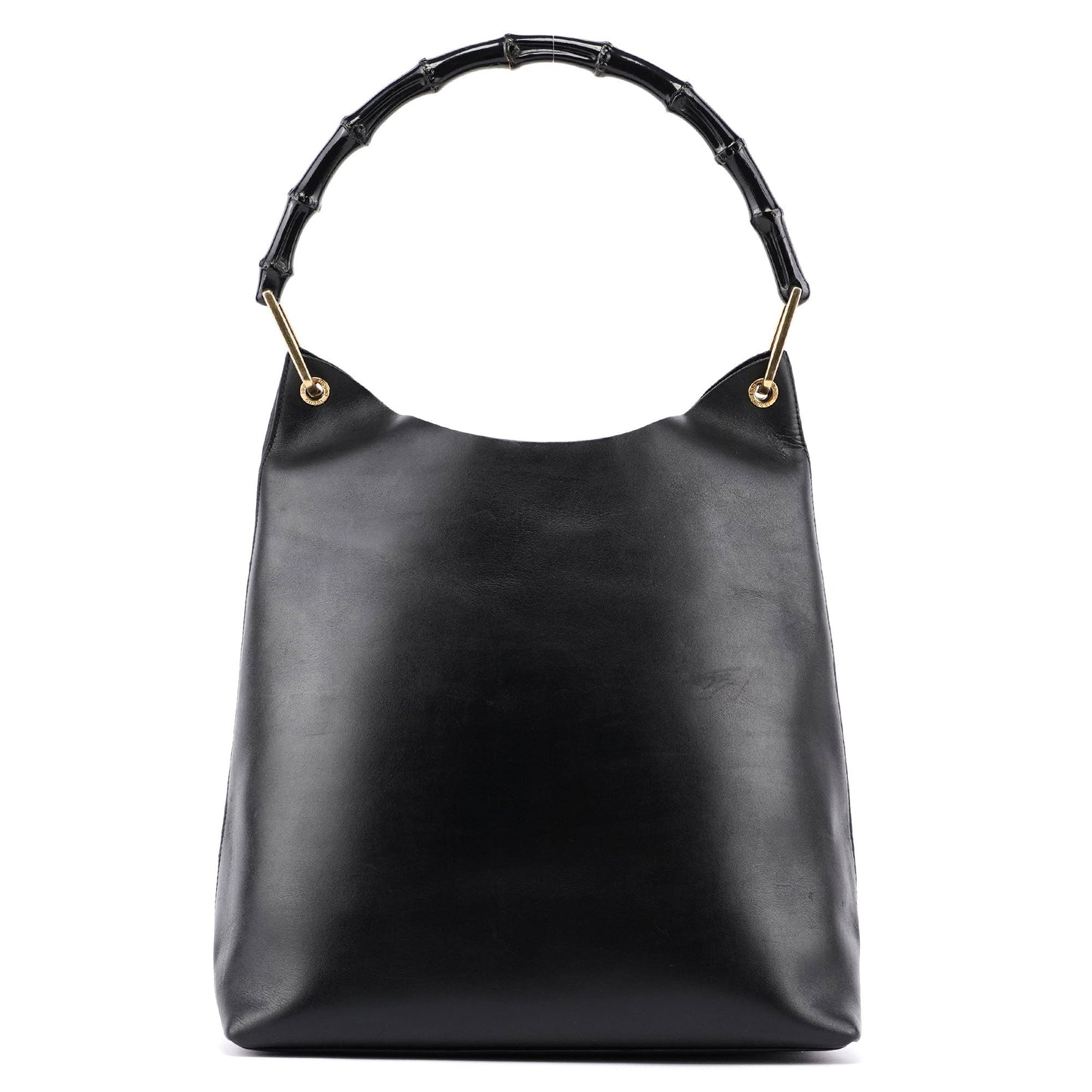 Black Bamboo Shoulder Bag