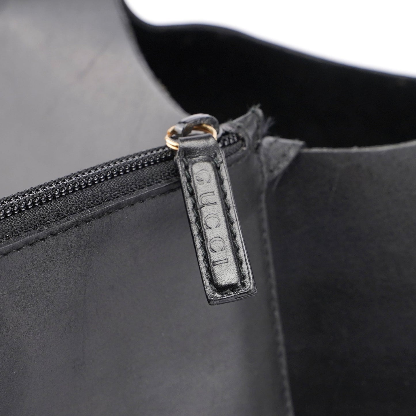 Black Bamboo Shoulder Bag