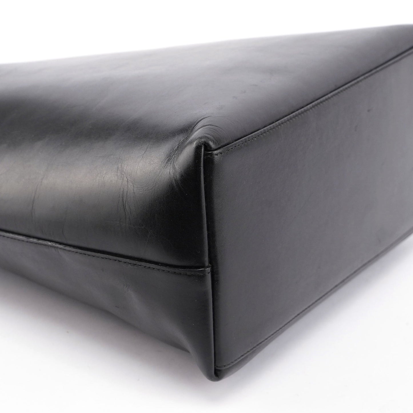 Black Bamboo Shoulder Bag