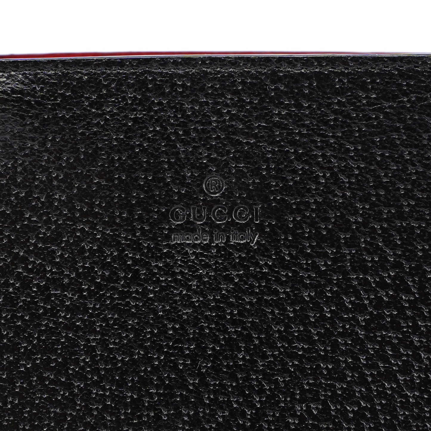 Black Bamboo Tote Red Int