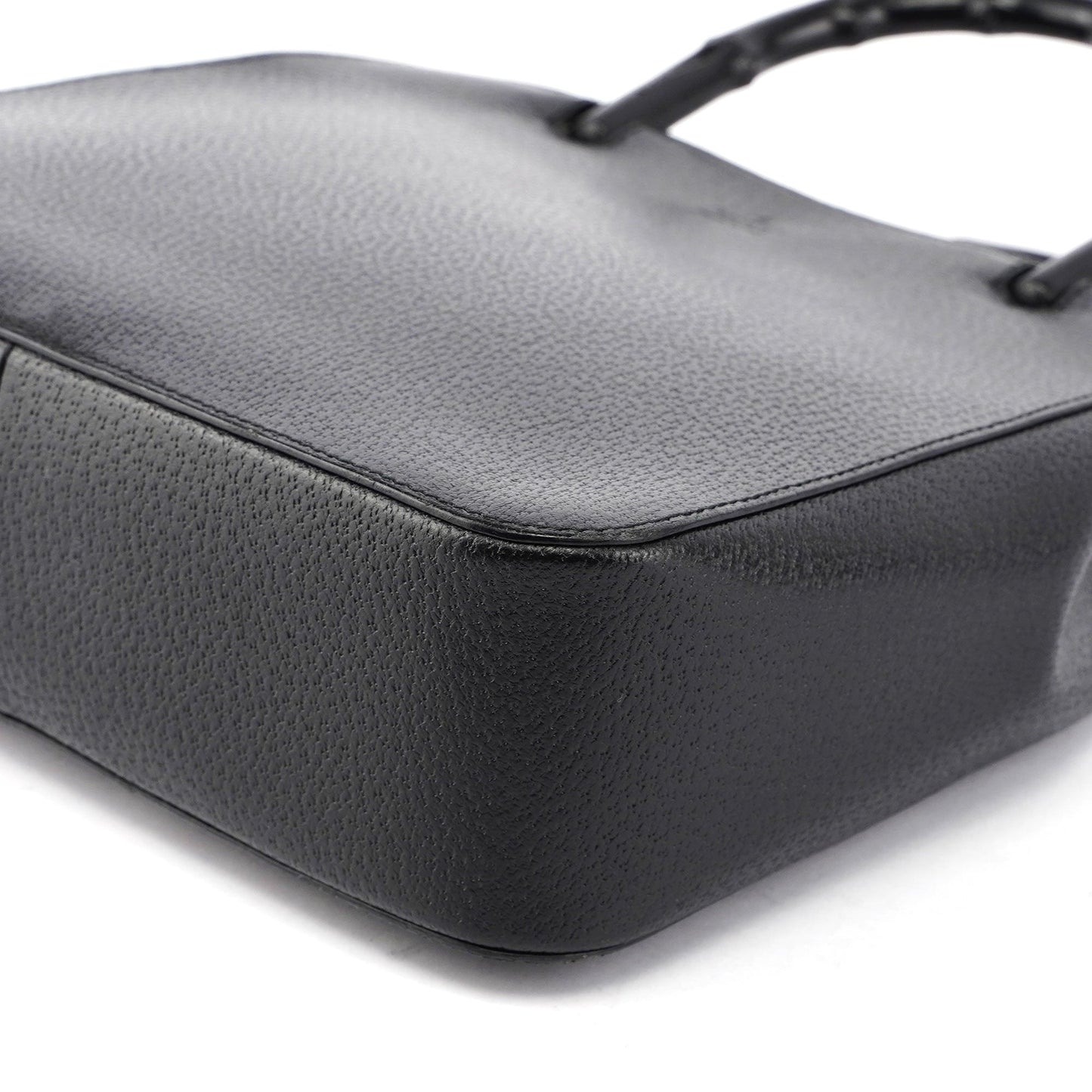 Black Bamboo Tote Red Int