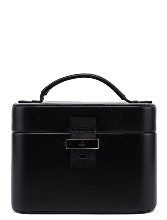 Black Calf Cosmetic Bag