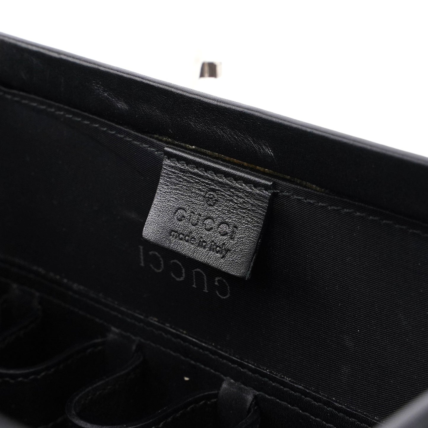 Black Calf Cosmetic Bag