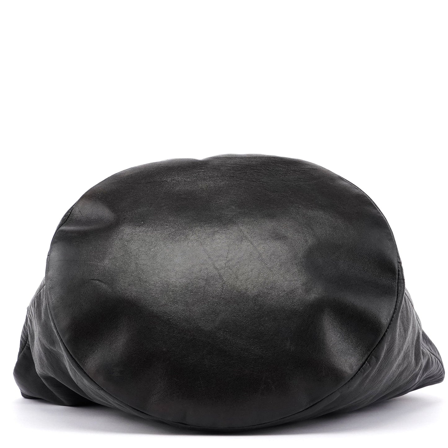 Black Calfskin Bamboo 2-Way Bag