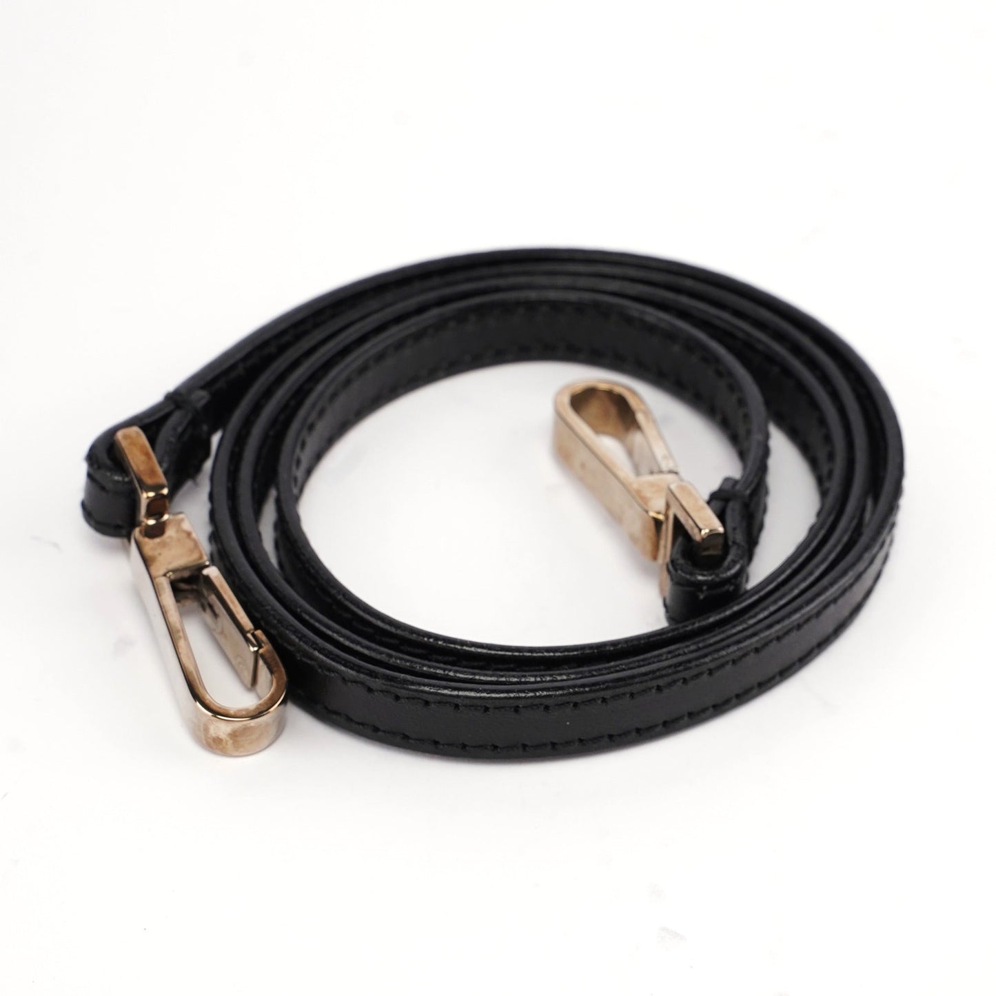 Black Calfskin Bamboo 2-Way Tote