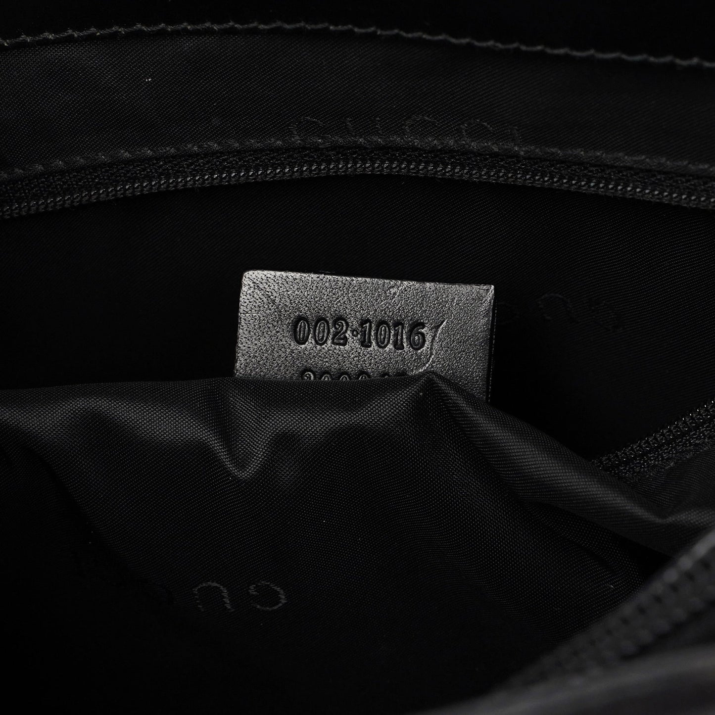 Black Calfskin Bamboo 2-Way Tote