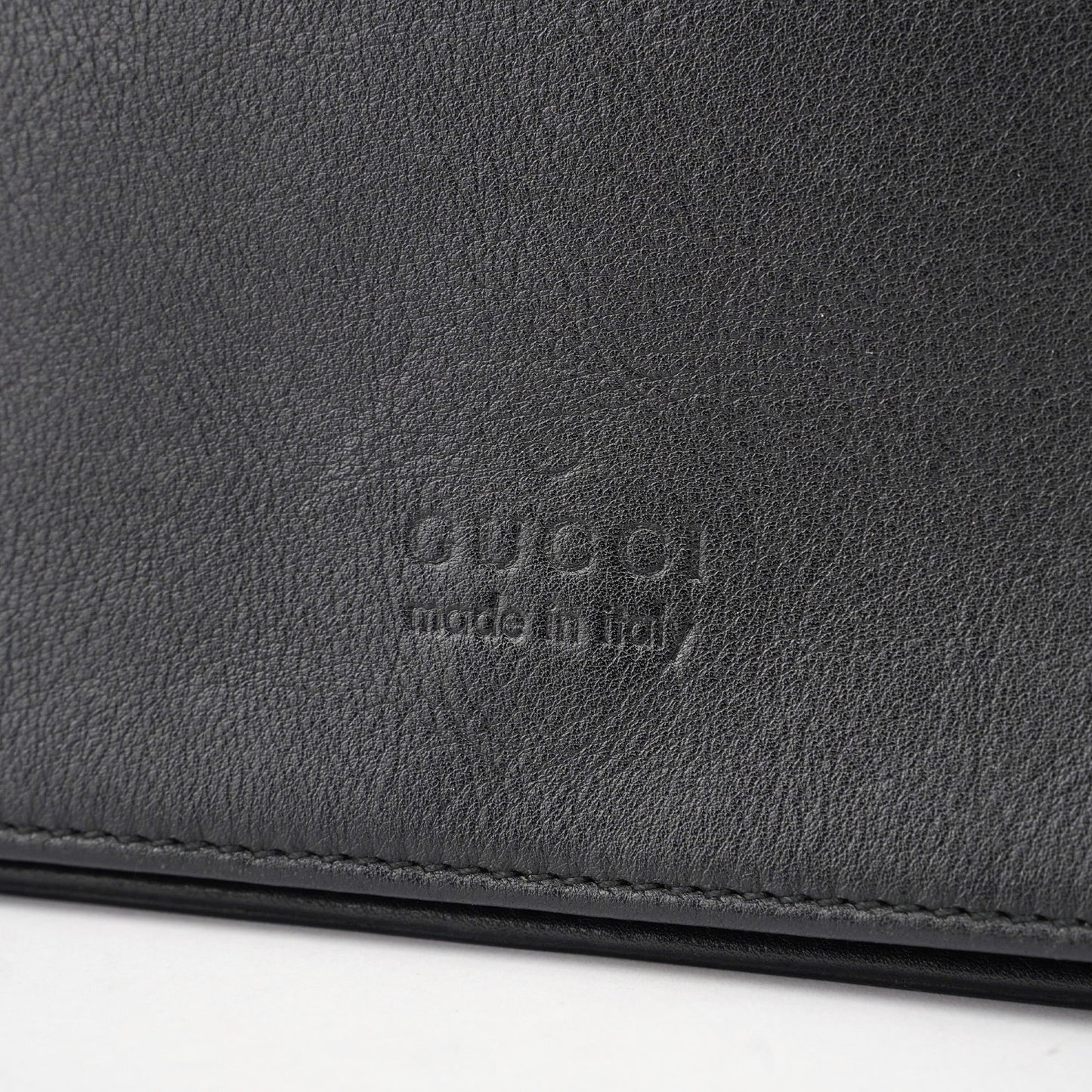 Black Calfskin Bamboo Flap Shoulder Bag