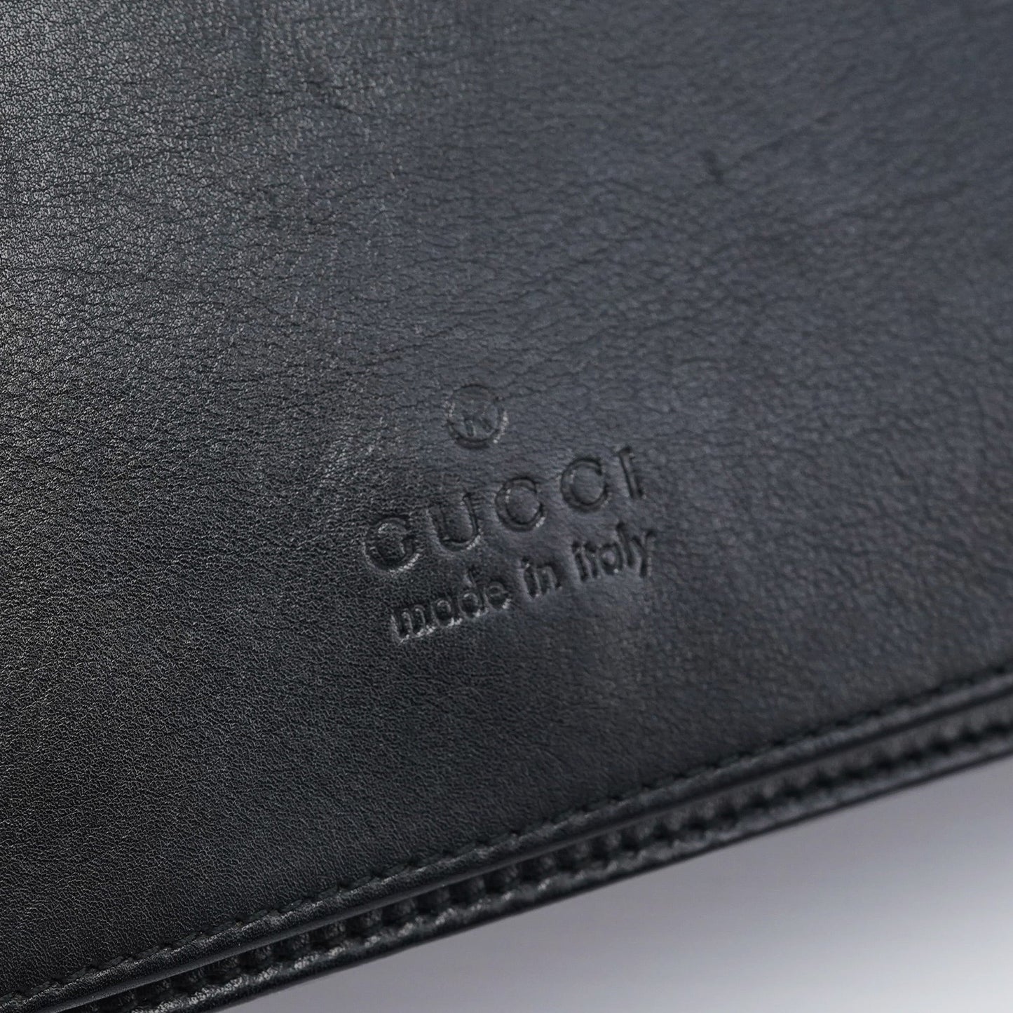 Black Calfskin Bamboo Flap Shoulder Bag