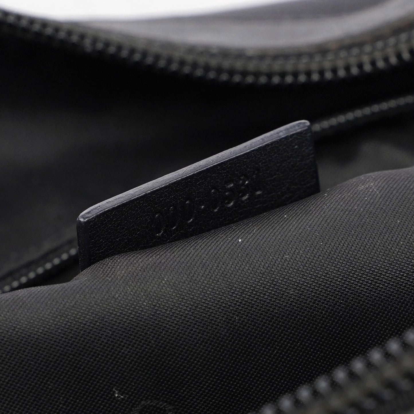 Black Calfskin Bamboo Shoulder Bag