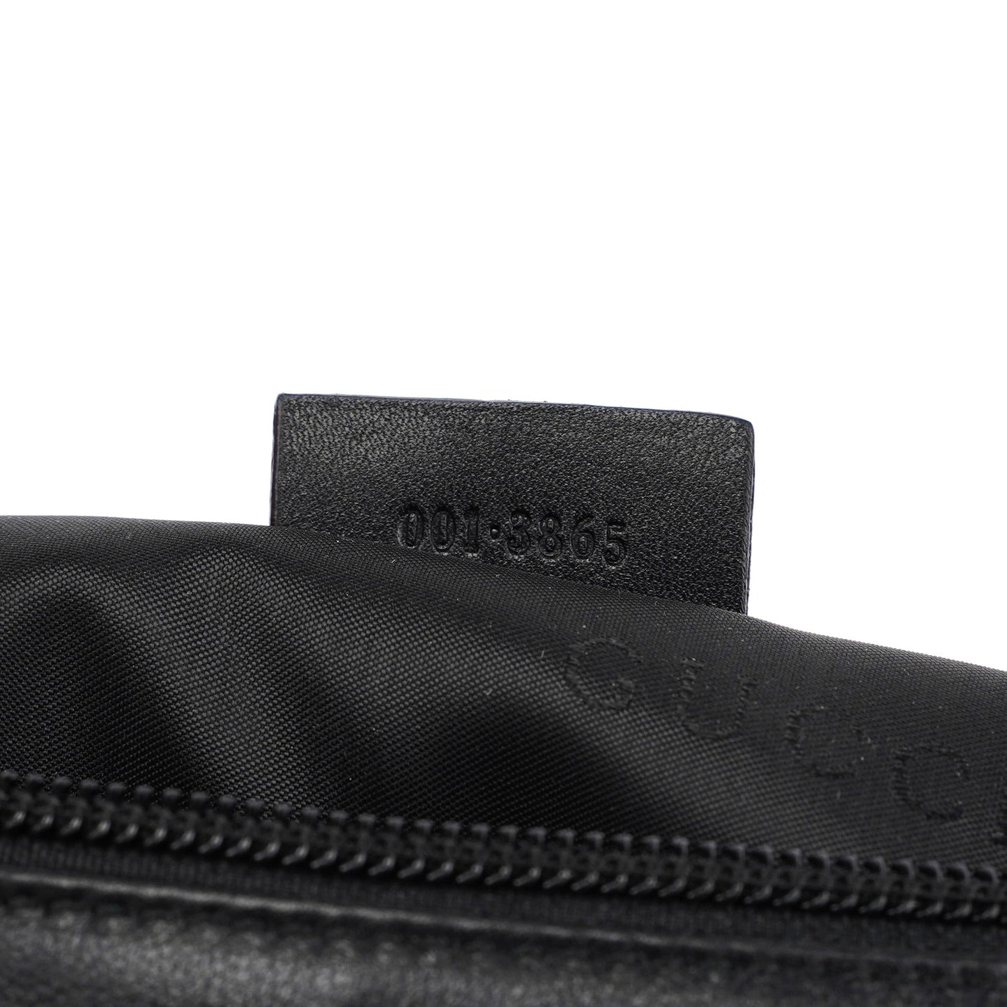 Black Calfskin Bamboo Shoulder Bag