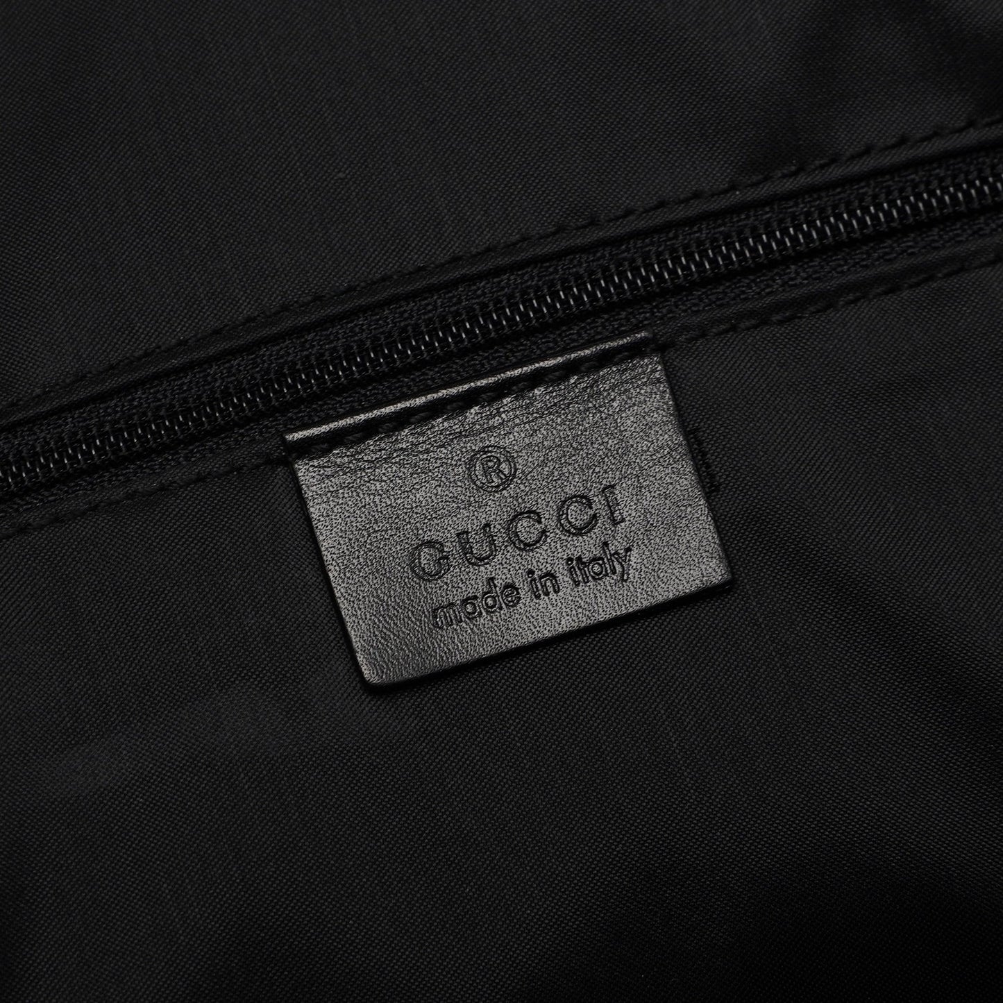 Black Calfskin Bamboo Shoulder Bag