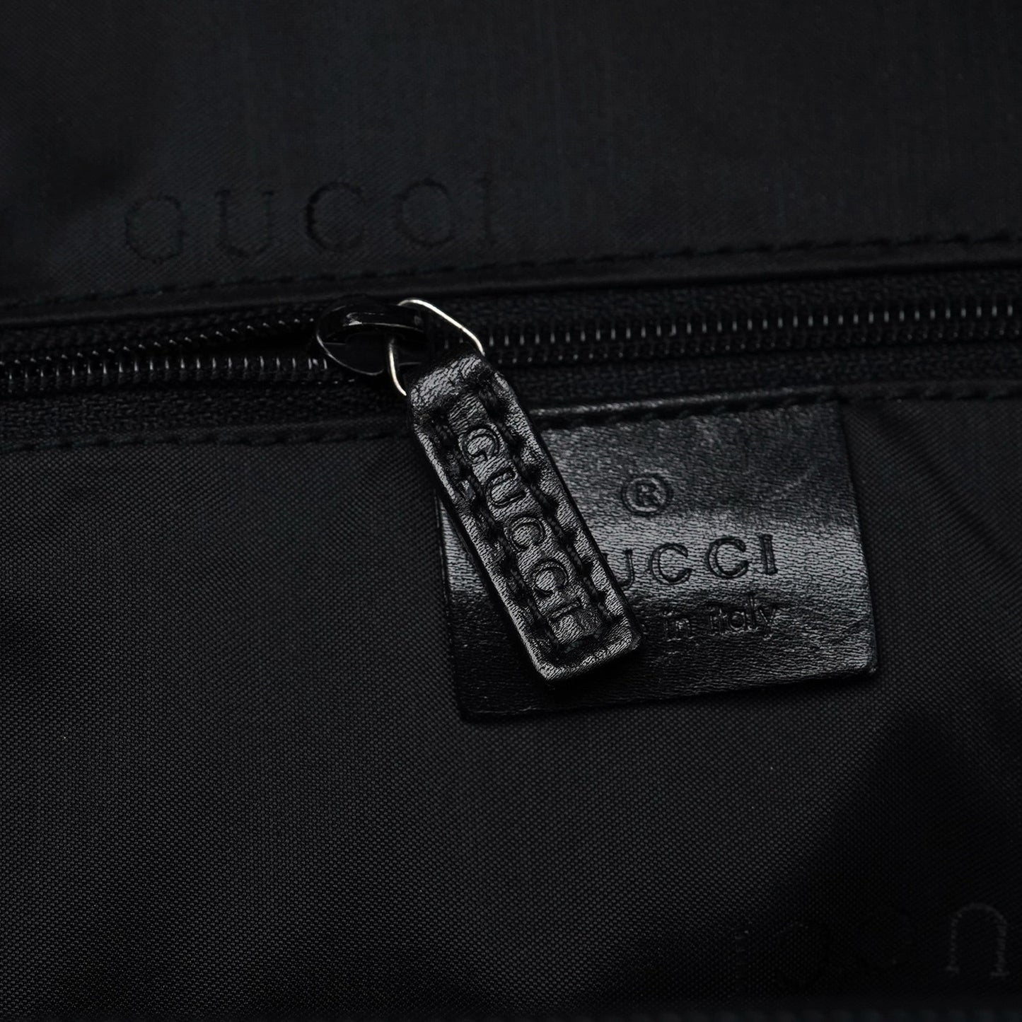 Black Calfskin Bamboo Shoulder Bag